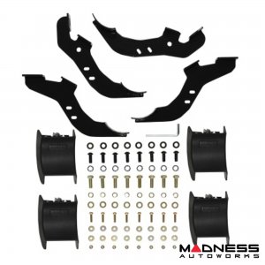 Ford Bronco Nerf Step Bars - 2 Door - Pro Traxx 4 Oval - Textured Black - Westin